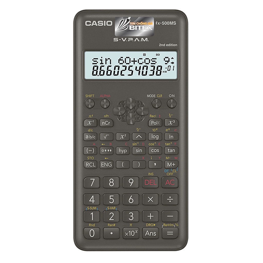 [Hàng chĩnh hãng] Máy tính Casio FX -500MS
