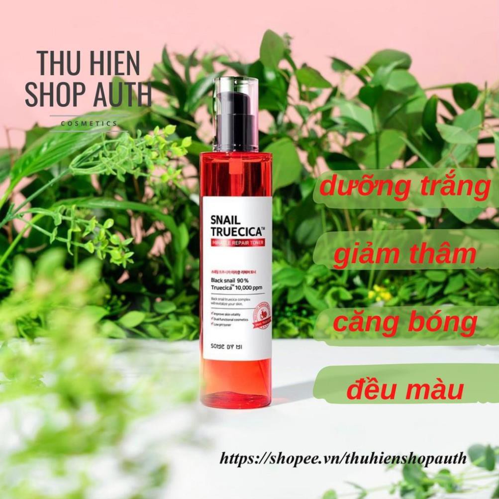 Nước Hoa Hồng Cân Bằng Da, Giúp Da Săn Chắc Chiết Xuất Ốc Sên Some By Mi Snail Truecica Miracle Repair Toner 135ml