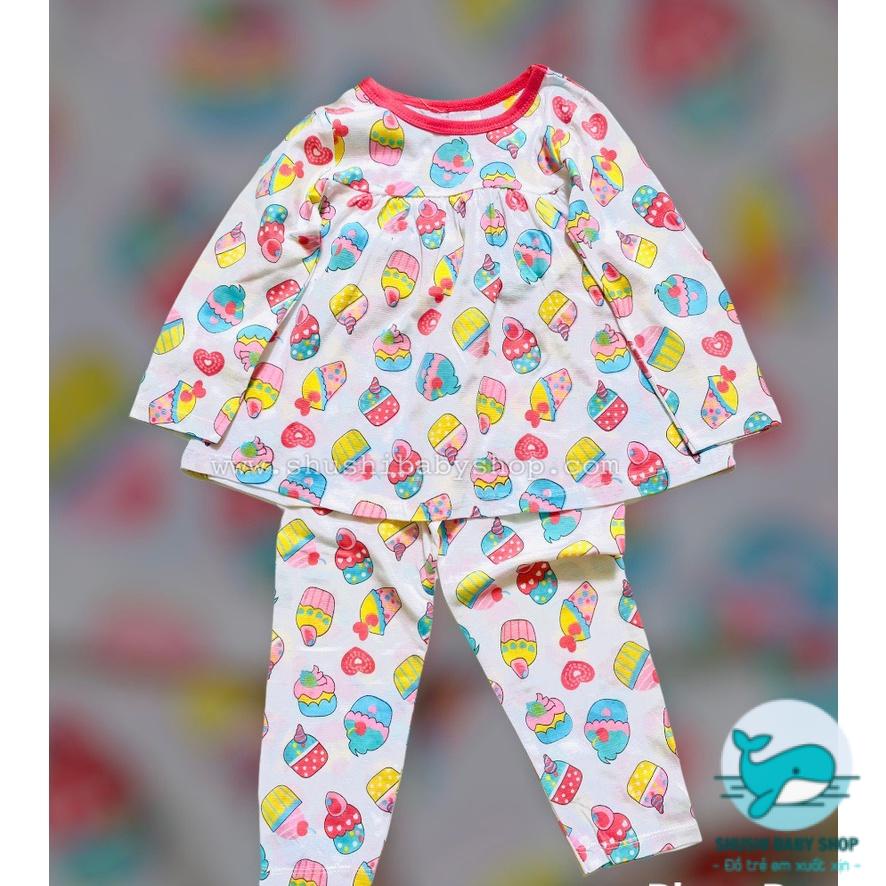 [Có sẵn] [FreeShip] [Ảnh thật] [Giá hủy diệt] Bộ Dài Tay Bé Gái Xuất Dư Gym's Kids Bèo Mặc Nhà Cực Xinh