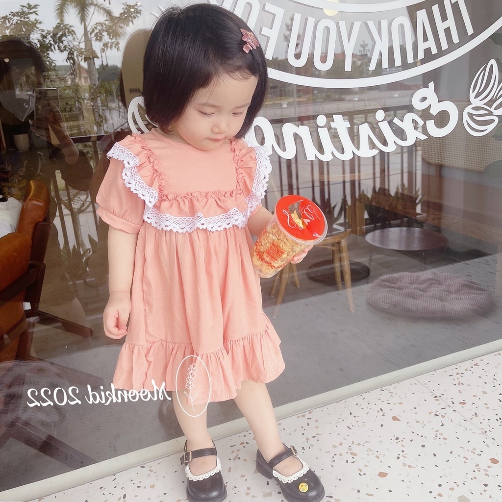 Váy đầm ren ngực công chúa cho bé gái 8-20kg