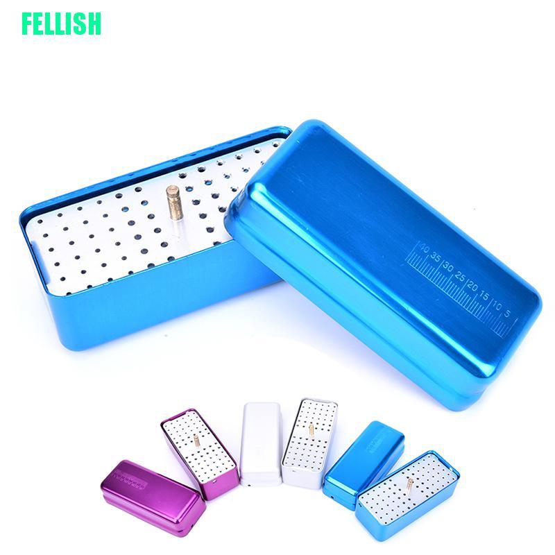 [Hàng mới về] Hộp đựng dụng cụ nha khoa thiết kế 72 lỗ chất liệu hợp kim nhôm bền bỉ