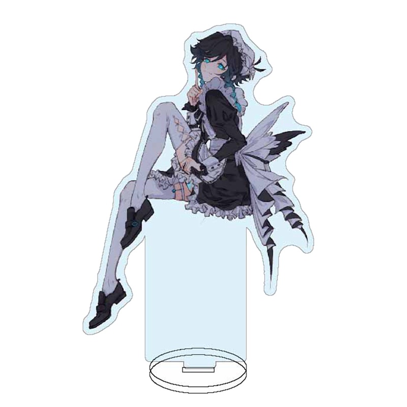 Giá Đỡ Mô Hình Người Hầu Songping Genshin Va Chạm Bằng Acrylic Trang Trí Bàn Làm Việc