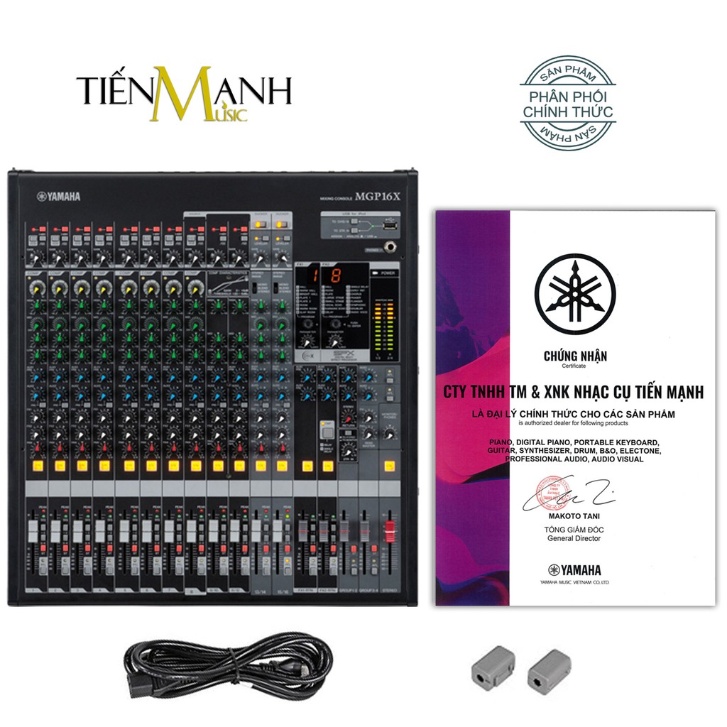 [Chính Hãng] Yamaha MGP16X Soundcard kiêm Bàn Trộn Mixer Interface Stereo Mixing Console Phòng Thu Studio Mix MGP16