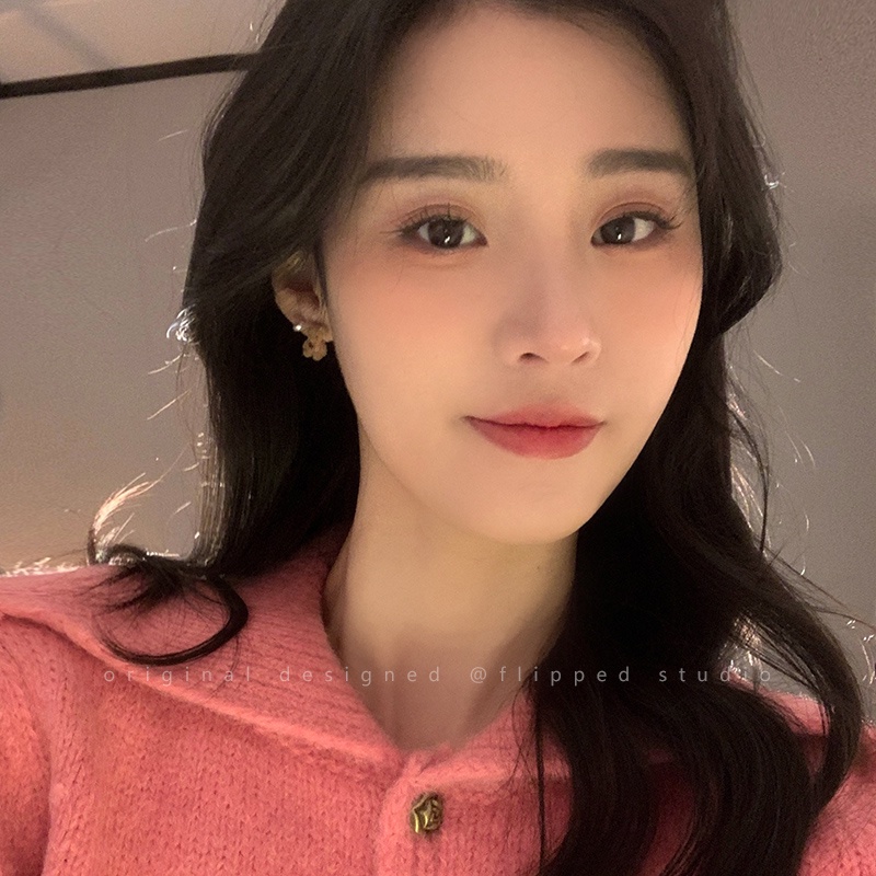 Bộ Khuyên Tai Đính Ngọc Trai/Thỏ/Gấu/Nơ Dễ Thương Dành Cho Nữ
