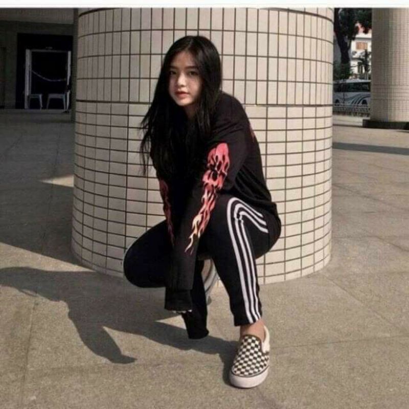 Quần thể thao baggy 3sọc cho năm học