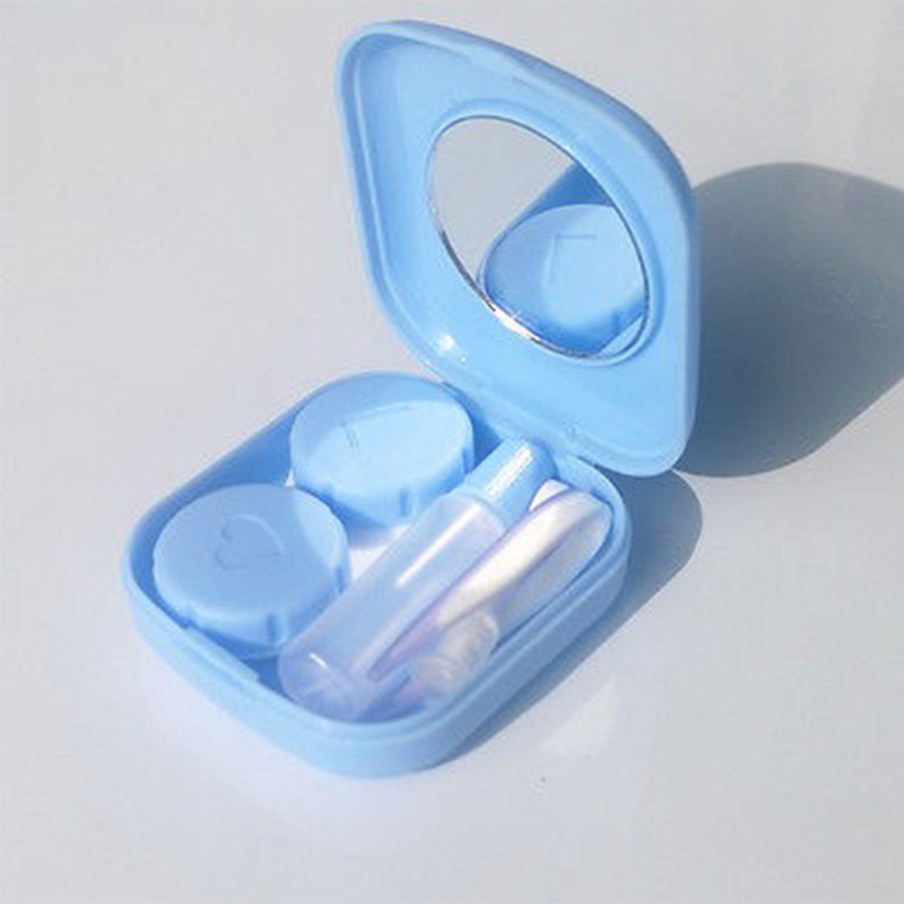 ANEMONE Kit Mirror lens Travel Contact Case Mirror Mirror