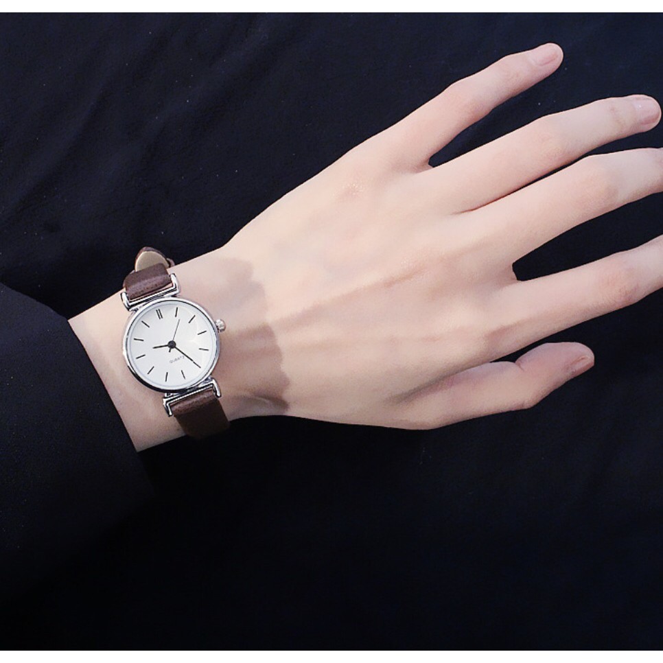 [Mã FAMAYFA2 giảm 10K đơn 50K] [GIÁ SỈ] ĐỒNG HỒ NỮ DÂY DA MẶT TRÒN HNWATCH905 ĐỘC LẠ XINH XẮN | BigBuy360 - bigbuy360.vn