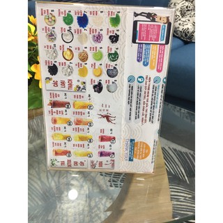 Menu mica (Đài loan) để bàn theo khổ A5, A4 (nhận theo kích thước khách hàng)