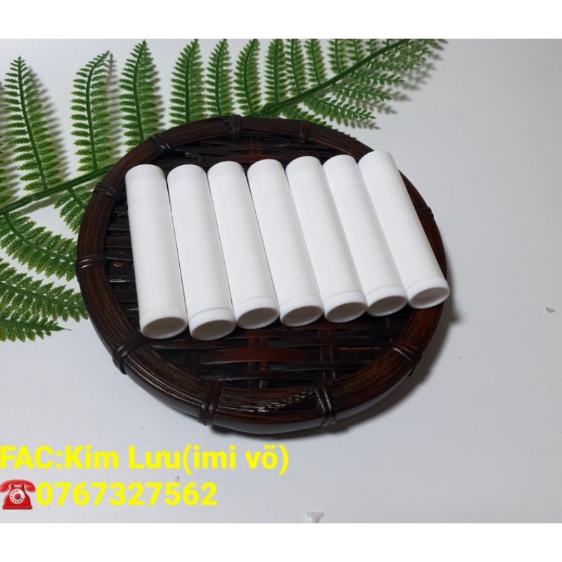 Vỏ son handmade trắng đục 5gram đổ trực tiếp