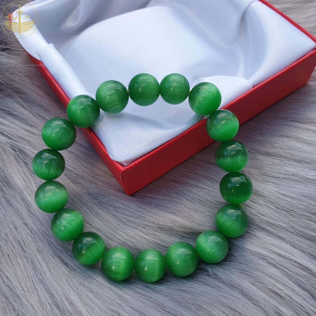 Vòng tay đá mắt mèo  nhiều màu