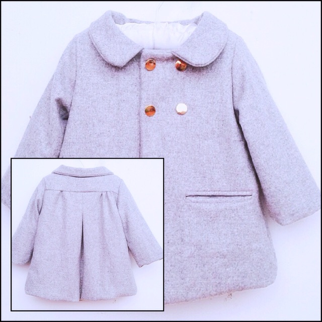 Áo dạ bé gái