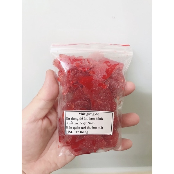 Mứt gừng đỏ 100g