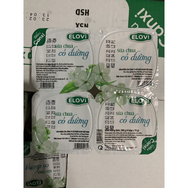 [Giao hàng 24/7]Sữa chua elovi, sữa chua học đường siêu ngon 70gr | BigBuy360 - bigbuy360.vn