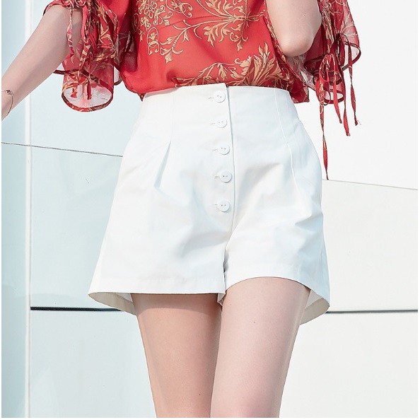 Q18069 Quần ngắn nữ hè đẹp vải cotton mát cao cấp hàng nhập