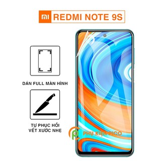 Dán màn hình Redmi Note 9s full màn dẻo trong suốt PPF tự phục hồi vết xước - Dán dẻo Xiaomi Redmi Note 10 Pro