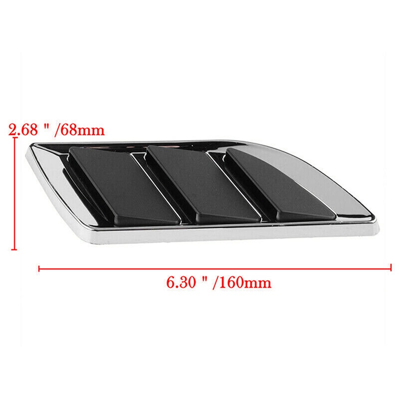 FENDER Vỏ Bọc Trang Trí Lỗ Thông Gió Bên Hông Xe Hơi Chất Lượng Cao