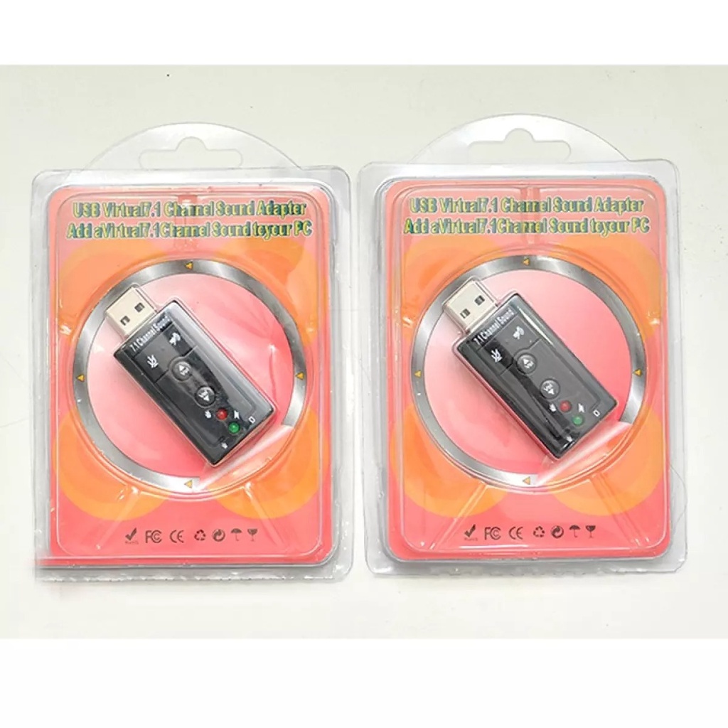 USB Sound Virtual 7.1 (Đầu Chuyển Đổi Âm Thanh USB 2.0 Kênh 7.1 Sang Giắc Cắm 3.5mm)