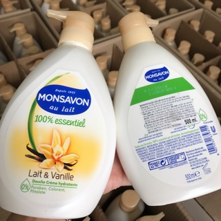 Combo 2 chai sữa tắm Monsavon 500ml