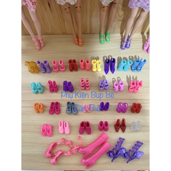 Set 15/20 đôi giày cho bup bê barbie, xinyi, kexin, licca…
