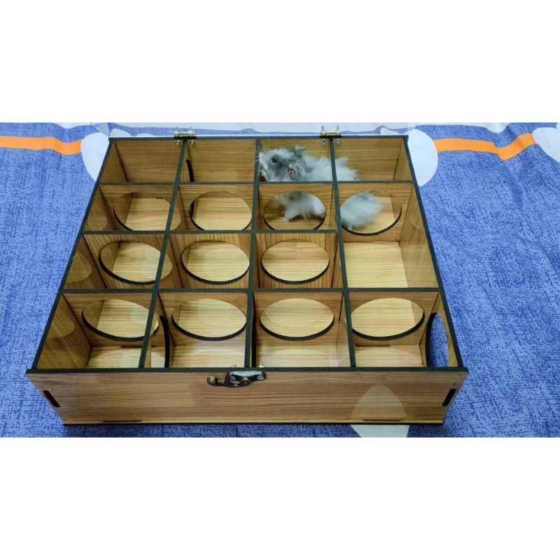 Mê cung gỗ lắp ráp cho hamster