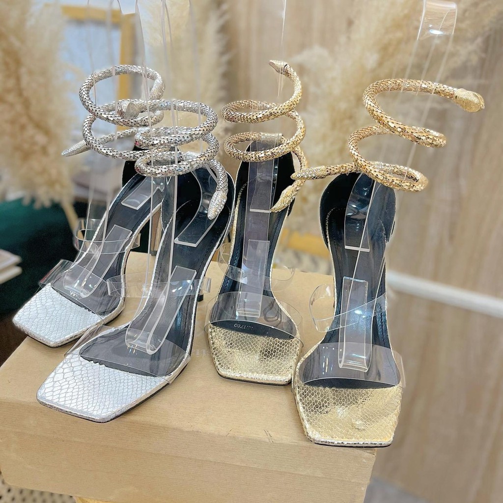 (HOT) Sandal nữ phối dây quấn chân cực sang và đẹp 9F