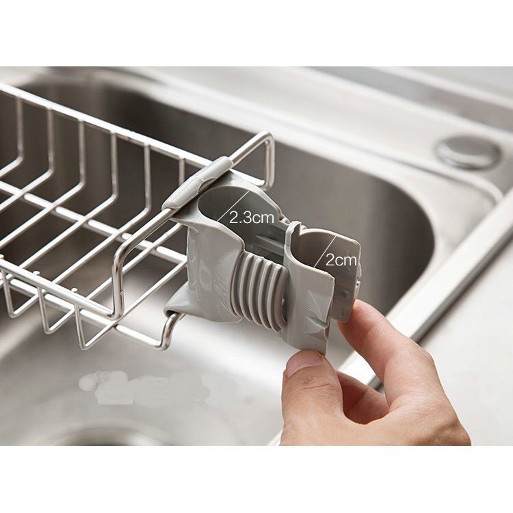 Giá Treo Đồ Rửa Bát INOX Tại Bồn Cao Cấp