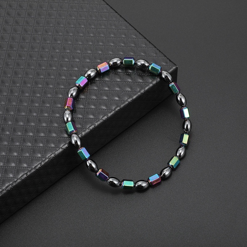 Lắc Chân Chuỗi Hạt Đá Hematite Giảm Cân Chống Mệt Mỏi Chăm Sóc Sức Khỏe