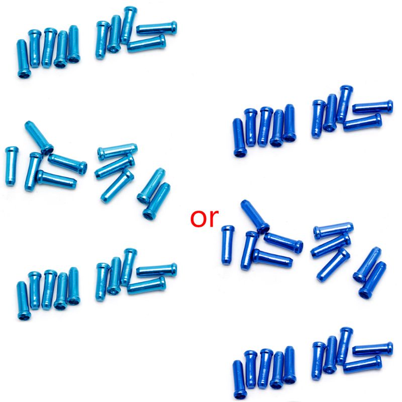 Set 30 Vỏ Bọc Dây Phanh Xe Đạp MTB Bằng Nhôm Chất Lượng Cao