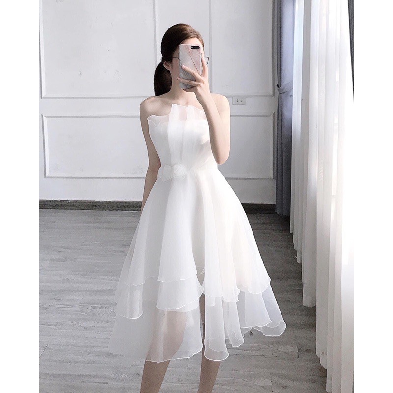 [VIDEO+ẢNH THẬT] V29 VÁY THIẾT KẾ DỰ TIỆC, DẠ HỘI KỶ YẾU PROM, ĐẦM TRẮNG CÔNG CHÚA CUP NGỰC | BigBuy360 - bigbuy360.vn