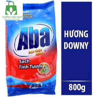 Bột Giặt Nhiệt Aba Sạch Tinh Tươm gói 800g