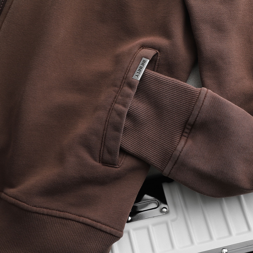 Áo Khoác Nam , INF Basic Washed Editon , Chất Vải Nỉ Chân Cua Cao Cấp , Form Regular AK003496, SOMEHOW