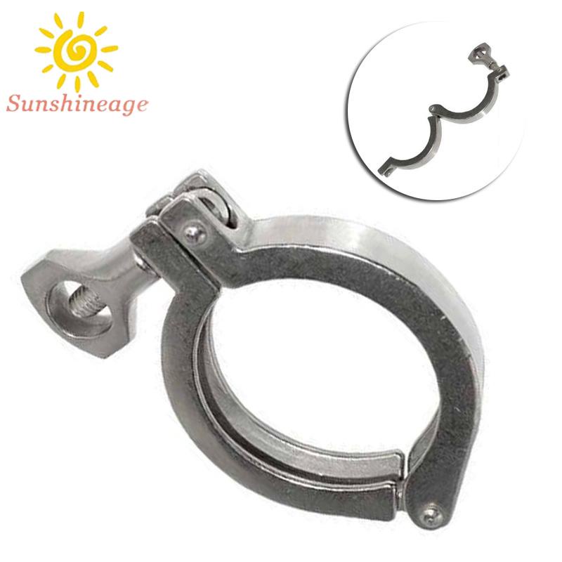 SUNAGE- ~Tri Clamp Clover Union Sanitary 1pc 64MM OD Ferrule Flange Stainless Steel 304【SUNAGE-HOT Fashion】