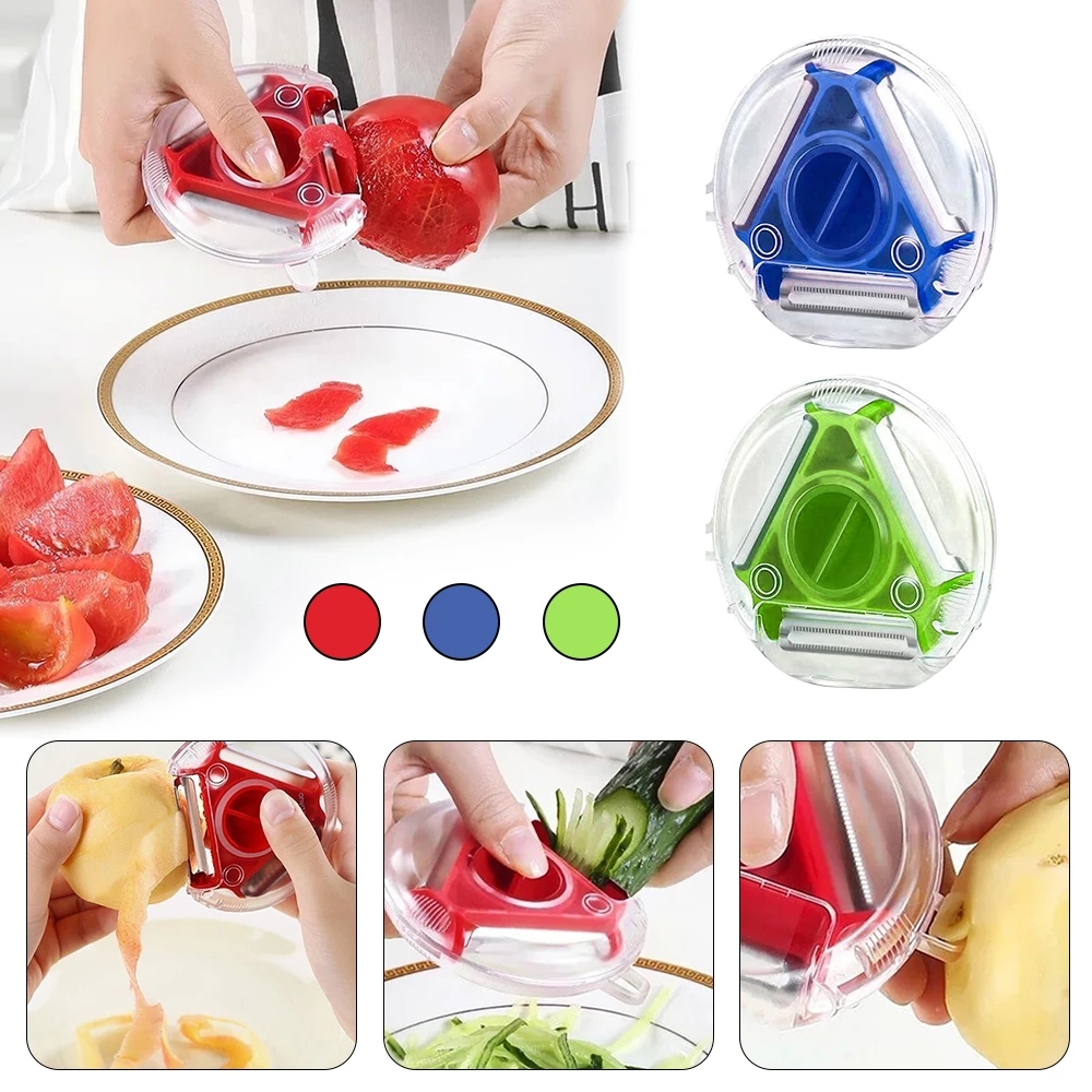 Dụng Cụ Gọt Vỏ Củ Quả Đa Năng Bằng Thép Không Gỉ