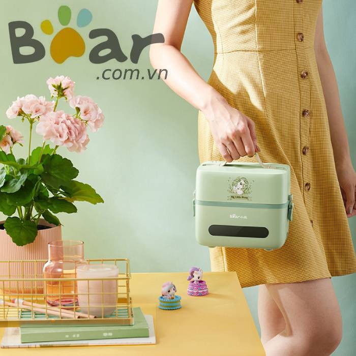 Hộp cơm hâm nóng văn phòng mini Bear DFH-B12E1