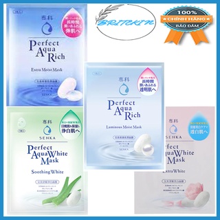 Dòng Mặt Nạ Dưỡng Da Shiseido Senka Perfect Aqua Mask (25ml/miếng)