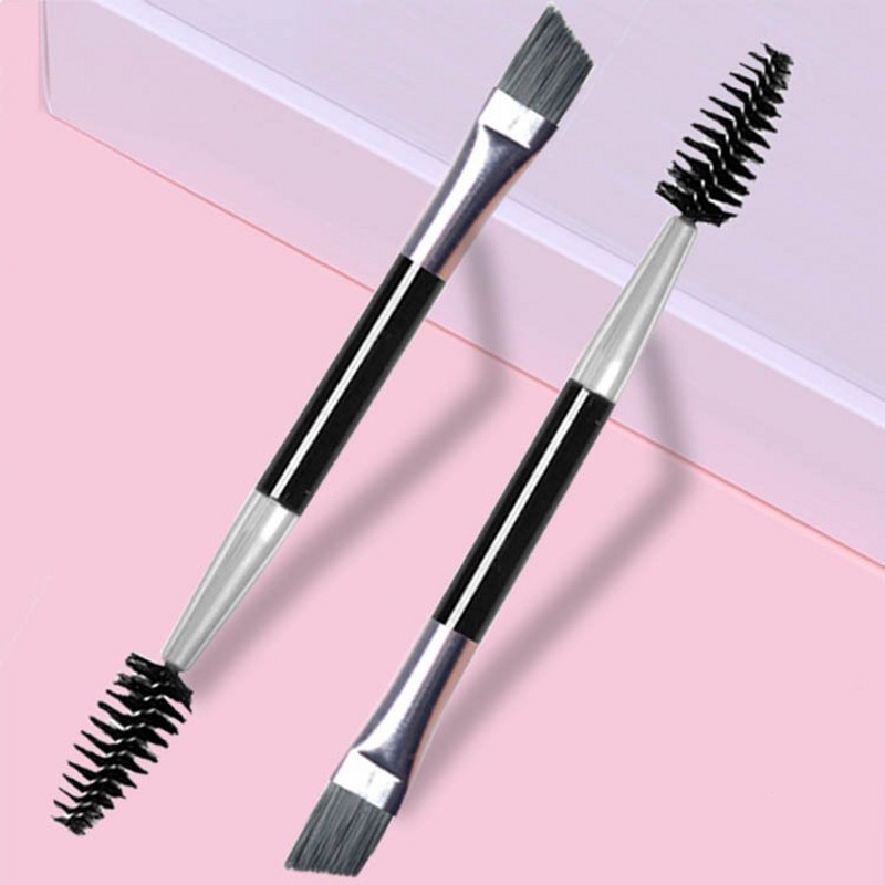 Cọ Trang Điểm Lông Mày / Lông Mi Mini 2 Trong 1 Đa Năng / Cọ / Dụng Cụ Trang Điểm Làm Đẹp Chuyên Nghiệp