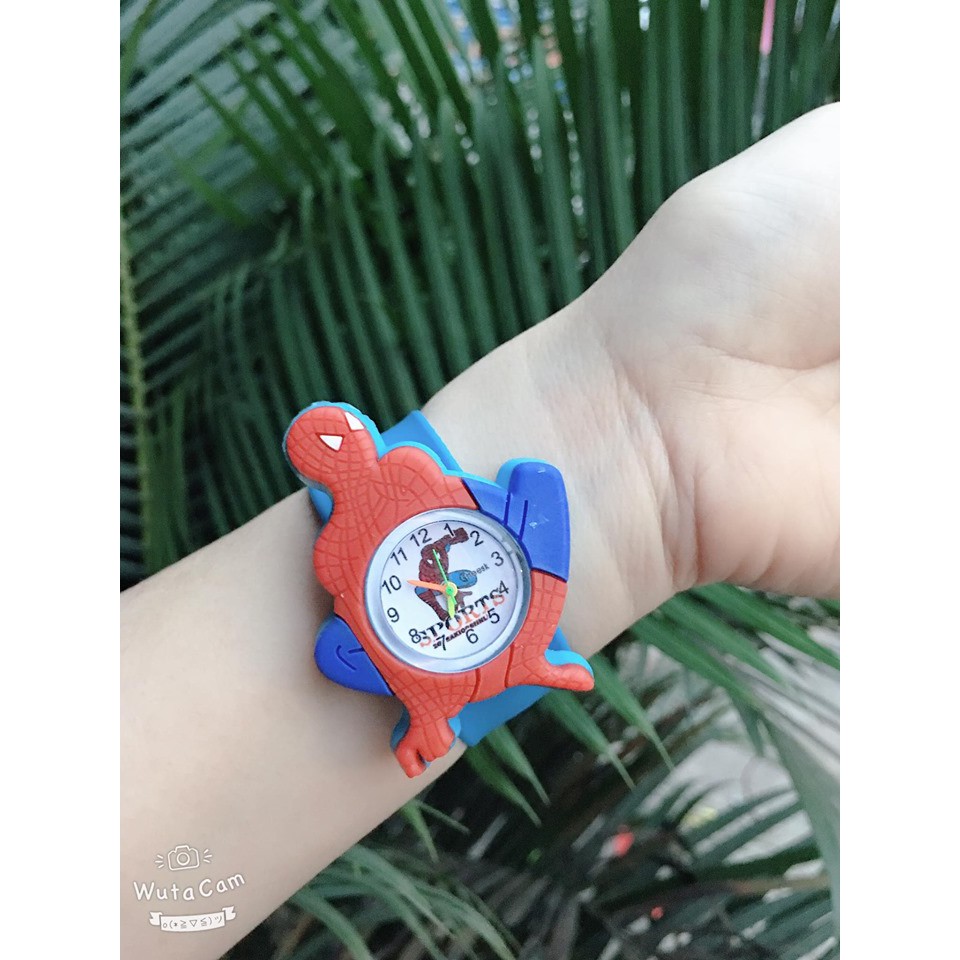 Đồng Hồ Điện Tử Dễ Thương Cho Bé - LHBV- đồng hồ đeo tay bé trai hình siêu nhân nhện