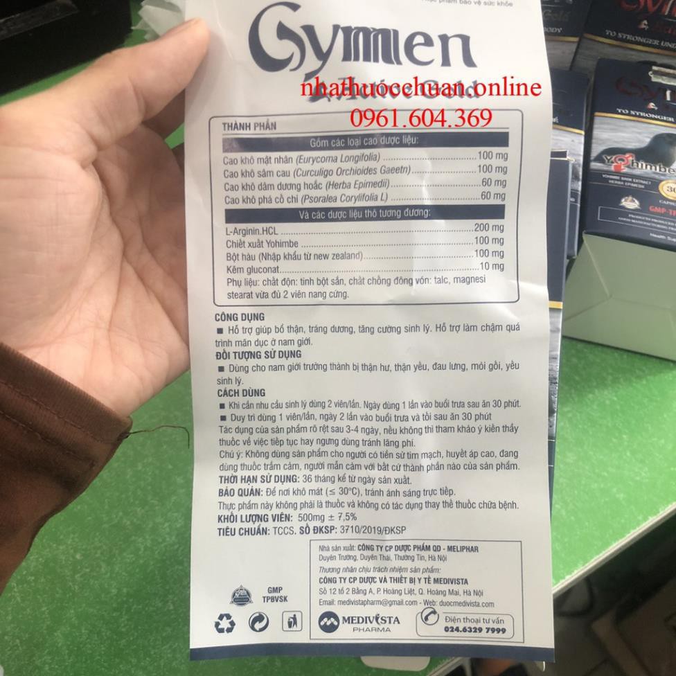 Bổ thận Gymen active gold