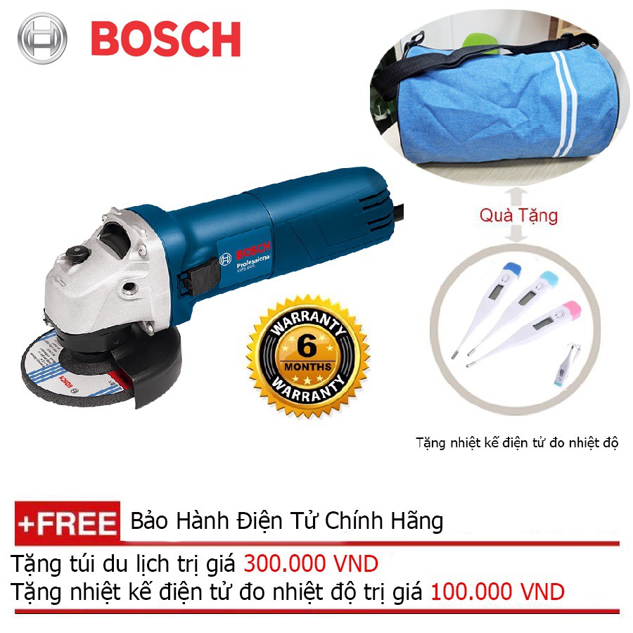 Máy mài góc Bosch GWS 060 Professional + Quà tặng áo mưa