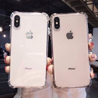 Ốp lưng dẻo cho iPhone XS Max Silicon bo 4 cạnh chống sốc ( Trong suốt )