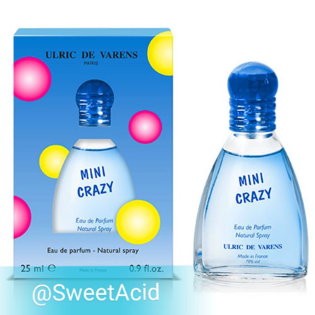 Nước hoa Pháp Mini Crazy Ulric De Varens