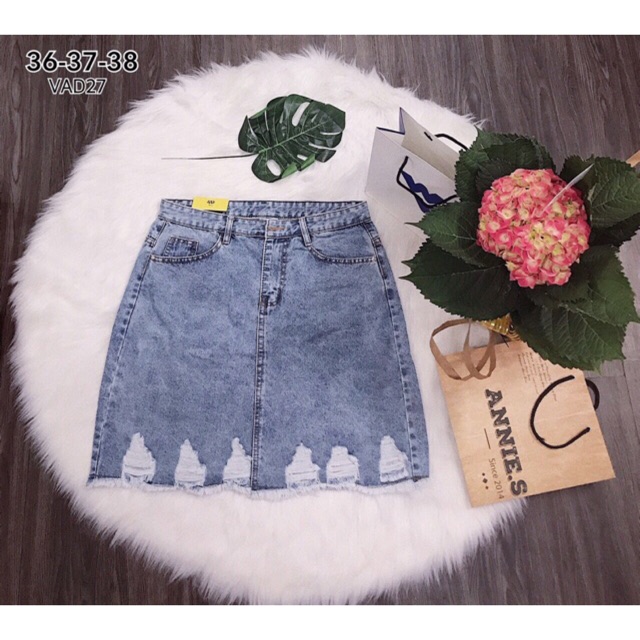 Váy form A rách tua bigsize 32-42