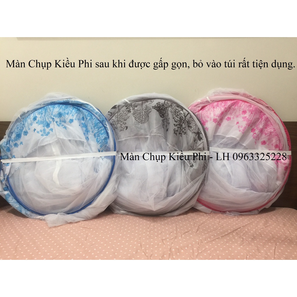 Mùng chụp tự bung đỉnh vuông người lớn - màn tự bung  1m2, 1m6, 1m8, 2m2 chống muỗi hiệu quả