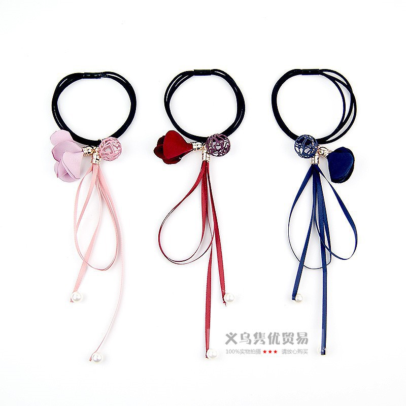 (Mẫu ngẫu nhiên) Buộc tóc hoa rơi Hàn quốc cột tóc cổ trang dễ thương