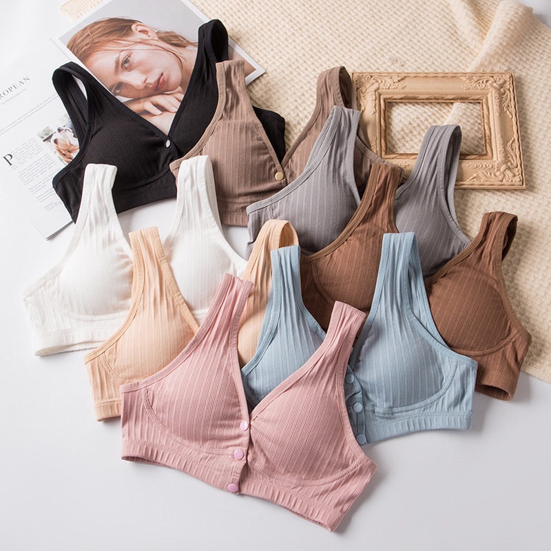 Áo ngực bằng cotton không gọng size L-3XL