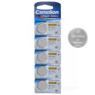 Pin Lithium Battery CR2025 Camelion 3V (vỉ 5 viên)