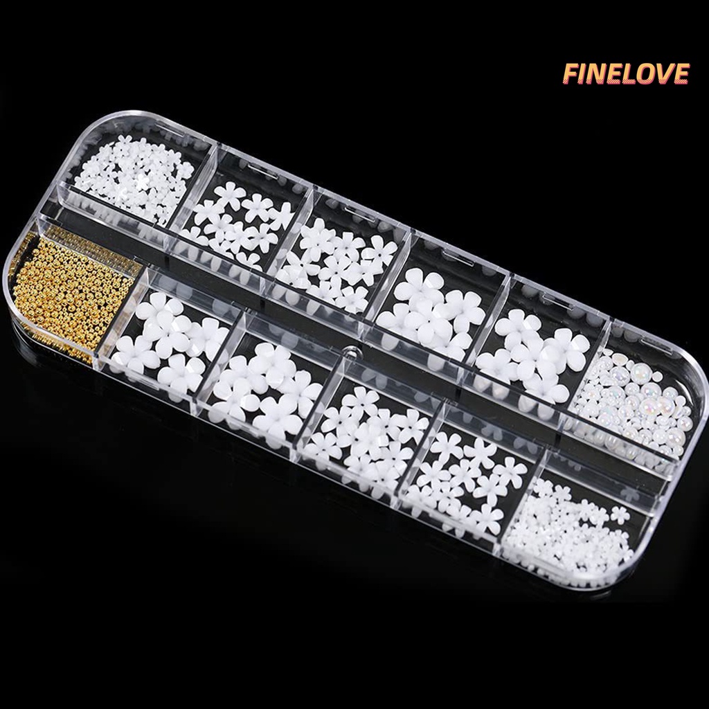 Phụ Kiện Trang Trí Móng Tay Nghệ Thuật Hình Hoa Năm Cánh Bằng Nhựa Resin