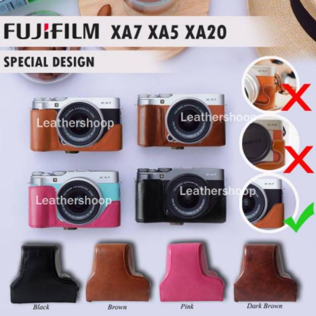 Bao Da Cho Máy Ảnh Fujifilm Xa7 Xa3 Xa5 Xa10 Xa20 Xa2 Ốp