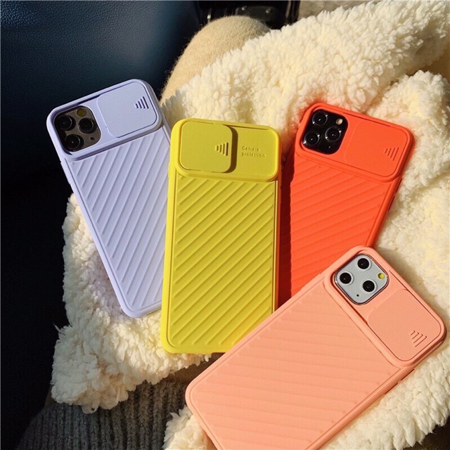 Ốp iphone trượt bảo vệ cam