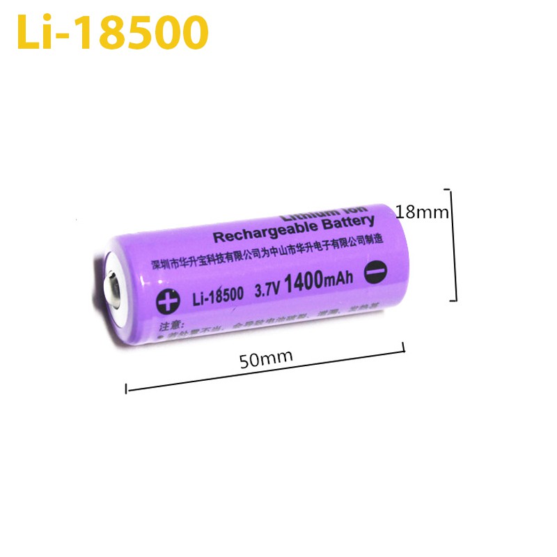 Pin sạc Li-18500